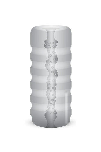 Zolo - The Girlfriend Squeezable Vibrating Stroker - Clear - Stag Shop