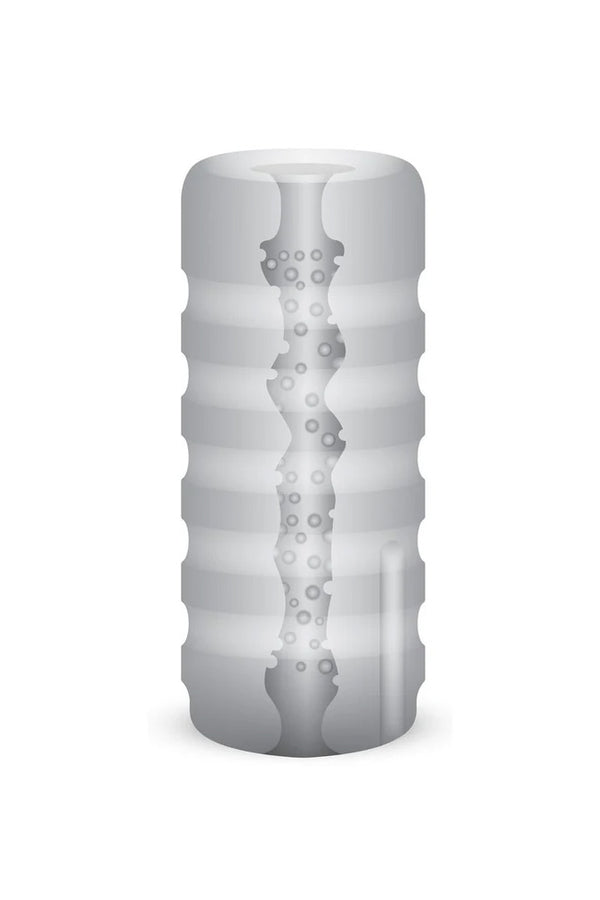 Zolo - The Girlfriend Squeezable Vibrating Stroker - Clear - Stag Shop
