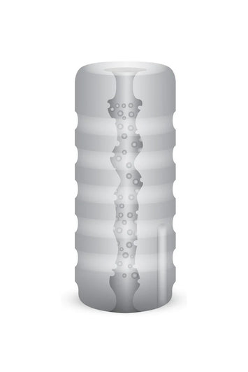 Zolo - The Girlfriend Squeezable Vibrating Stroker - Clear - Stag Shop