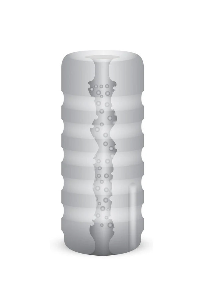 Zolo - The Girlfriend Squeezable Vibrating Stroker - Clear - Stag Shop