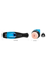 Zolo - ThrustBuster Automatic Stroker - Black/Blue - Stag Shop