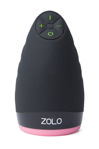 Thumbnail for Zolo - Warming Dome Rechargeable Vibrating & Heating Male Stimulator - Black - Stag Shop