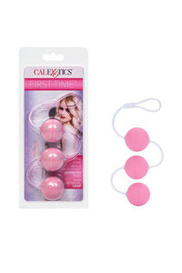 Thumbnail for Cal Exotics - First Time - Triple Love Kegel Balls - Pink - Stag Shop