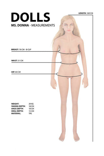 Flesh of Shots - Donna Ultra Realistic Life Size Love Doll - Stag Shop