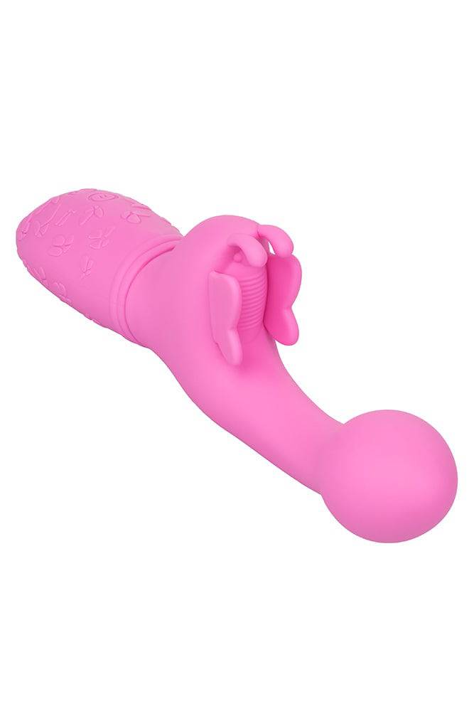 Cal Exotics - Rechargeable Butterfly Kiss Vibrator - Pink - Stag Shop