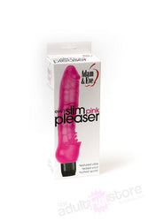 Adam & Eve - Eve's Slim Pink Pleaser Vibrator - Pink - Stag Shop