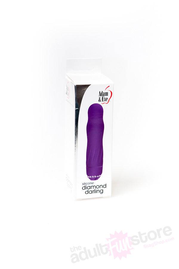 Adam & Eve - Diamond Darling Vibrator - Purple - Stag Shop