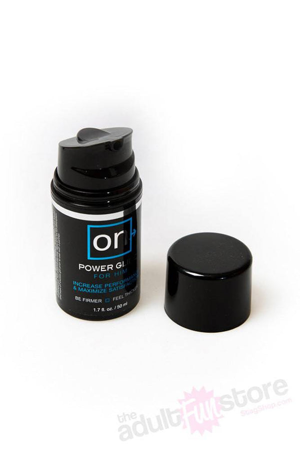 ON by Sensuva - Power Glide Arousal Gel For Him - 1.7oz - Stag Shop