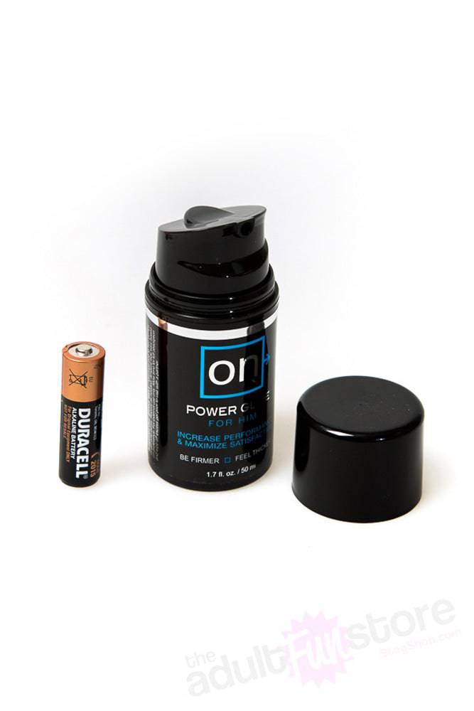 ON by Sensuva - Power Glide Arousal Gel For Him - 1.7oz - Stag Shop