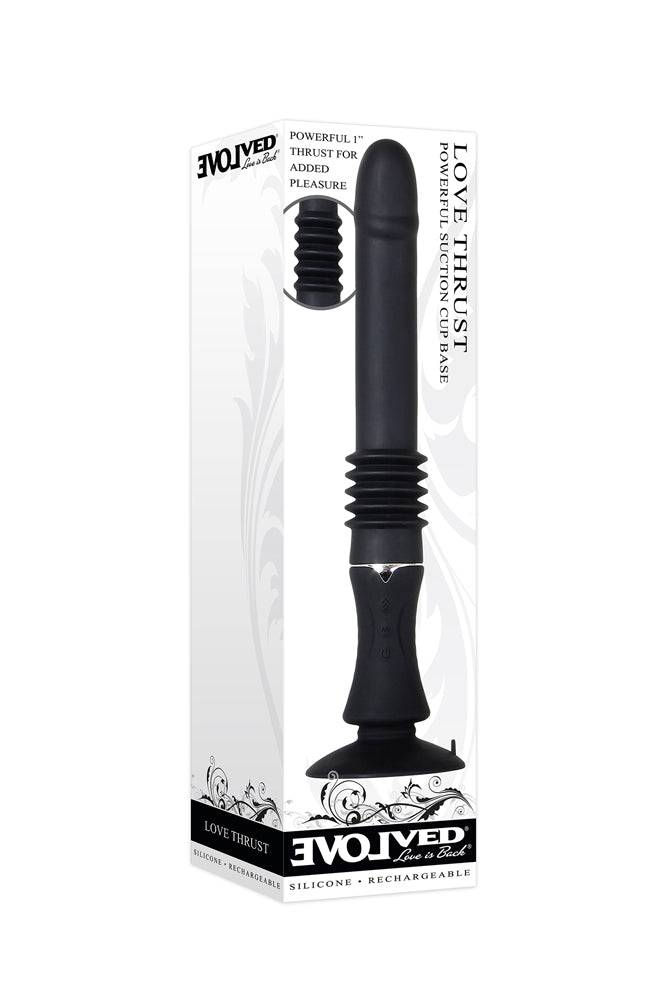 Evolved - Love Thrust Vibrator - Black - Stag Shop