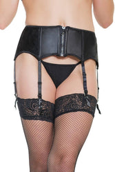Coquette - 1017 - Garter Belt - Black - Stag Shop