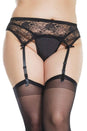 Coquette - 1018 - Garter Belt - Black - OS/XL - Stag Shop