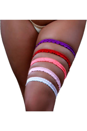 BodyZone - Ruffle Leg Band - Assorted Colours - Stag Shop