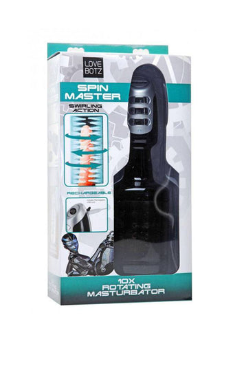 XR Brands - Lovebotz - Spin Master - 10x Spinning Masturbator - Stag Shop