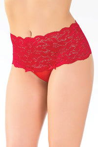 Thumbnail for Coquette - 111 - High-Waisted Lace Thong - Stag Shop
