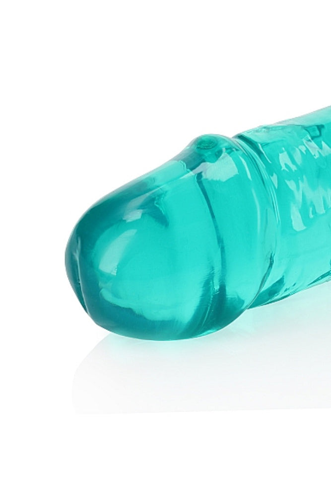 Shots Toys - Real Rock - 13" Double Dong - Turquoise - Stag Shop