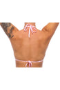 Bodyzone - Skinny Triangle Tie Up Bikini Top - Assorted Colours - Stag Shop