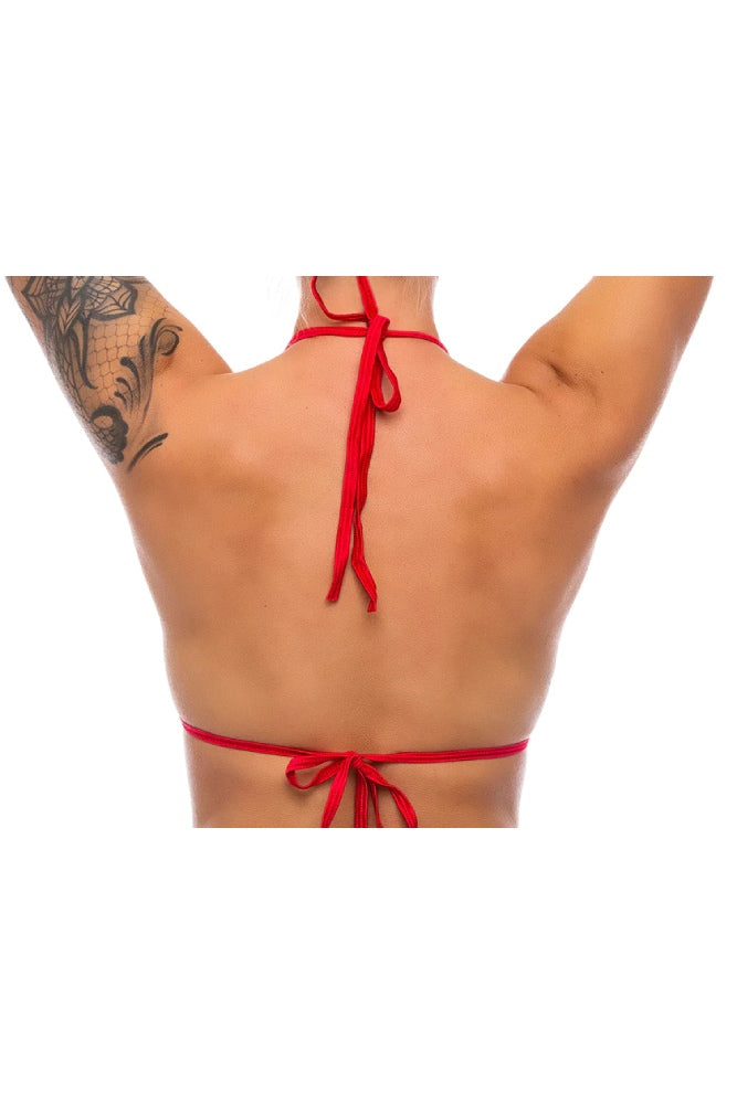 Bodyzone - Skinny Triangle Tie Up Bikini Top - Assorted Colours - Stag Shop