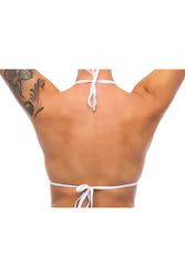 Bodyzone - Skinny Triangle Tie Up Bikini Top - Assorted Colours - Stag Shop