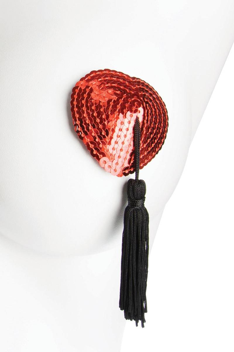 Coquette - 1736 - Heart Pasties - OS - Stag Shop