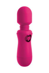 Pipedream - OMG Wands - Enjoy Rechargeable Wand - Fuchsia - Stag Shop