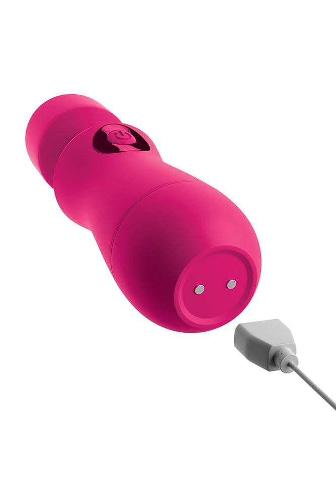 Pipedream - OMG Wands - Enjoy Rechargeable Wand - Fuchsia - Stag Shop