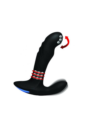 XR Brands - Alpha-Pro - 17X P-Trigasm Prostate Massager - Black - Stag Shop