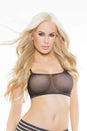 Coquette - 187 - Mesh Bralette - Black - OS - Stag Shop