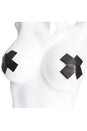 Coquette - 1892 - Cross Pasties - Black - Stag Shop