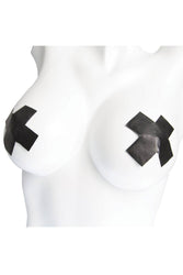 Coquette - 1892 - Cross Pasties - Black - Stag Shop