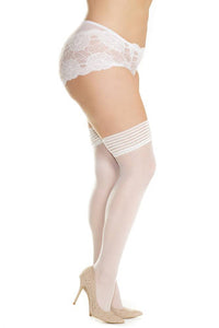 Thumbnail for Coquette - 1906X - Stockings - White - OS/XL - Stag Shop