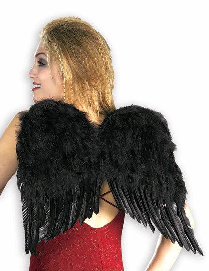 Forum Novelties - Deluxe Feather Wings - Black - Stag Shop