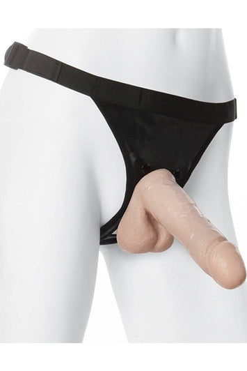 Vac-U-Lock by Doc Johnson - Ultra Harness with 7 inch Realistic Dildo - 7 inch - Stag Shop