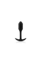 b-Vibe - Snug Plug 1 - Weighted Butt Plug - Black - Stag Shop