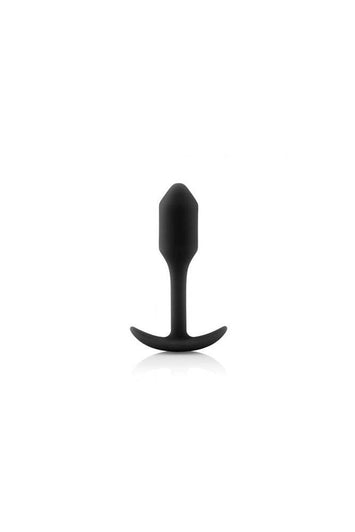 b-Vibe - Snug Plug 1 - Weighted Butt Plug - Black - Stag Shop