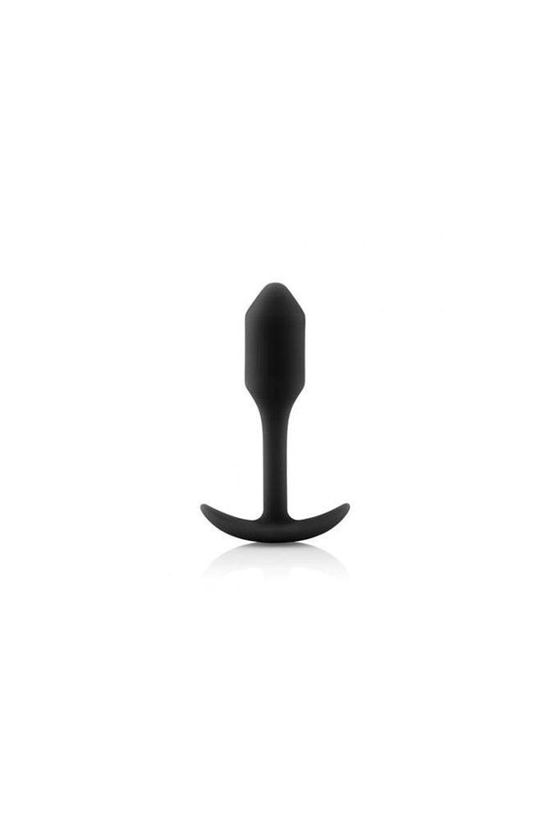 b-Vibe - Snug Plug 1 - Weighted Butt Plug - Black - Stag Shop