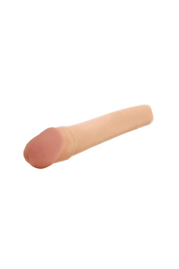 Topco - Cyberskin - 2 Inch Xtra Thick Vibrating Penis Extension - Light - Stag Shop