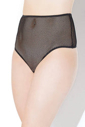 Coquette - 20215 - High Waisted Thong - Black - OS - Stag Shop