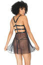 Coquette - 20312 - Babydoll & G-String Set - Black - OS - Stag Shop