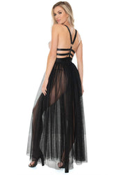 Coquette - 20313 - Tulle Cage Dress - Black - OS - Stag Shop