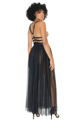 Coquette - 20313 - Tulle Cage Dress - Black - OS - Stag Shop