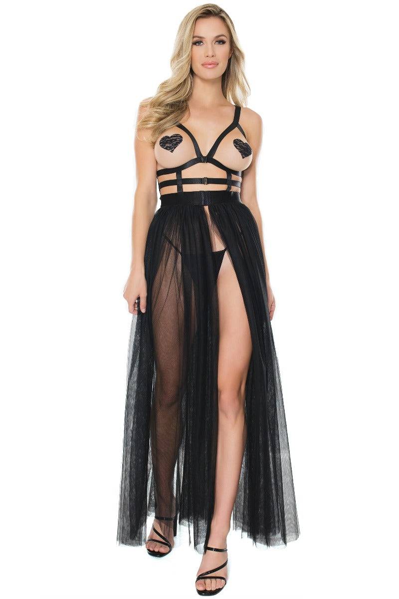 Coquette - 20313 - Tulle Cage Dress - Black - OS - Stag Shop