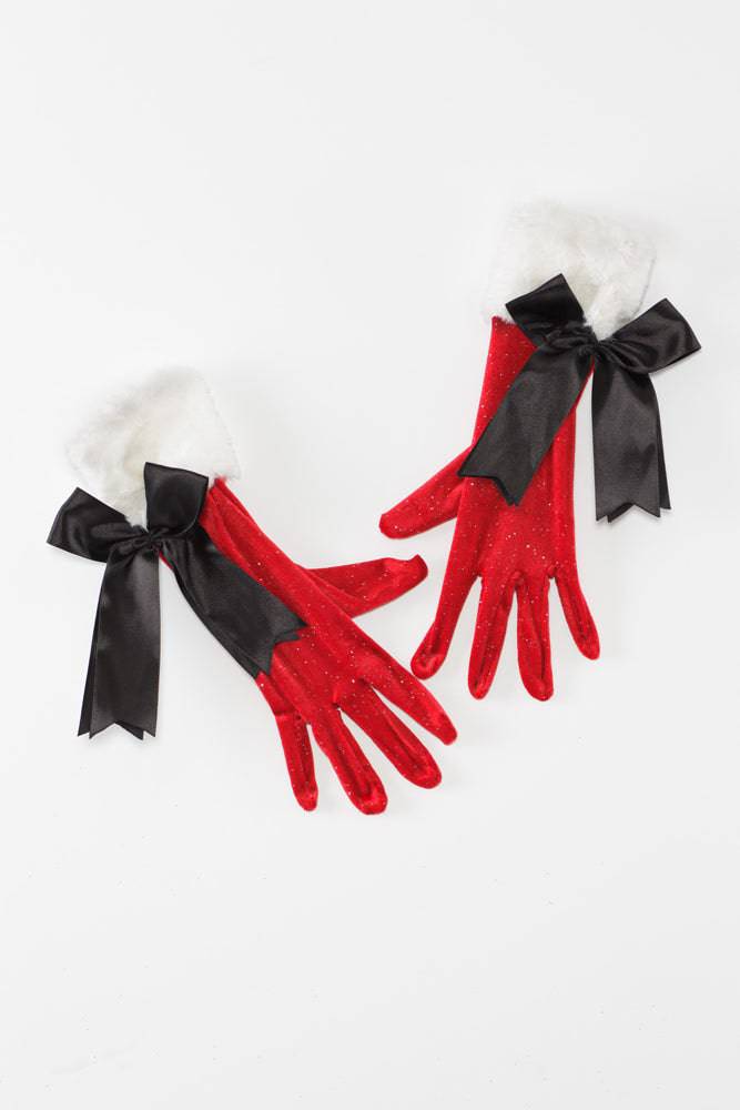 Coquette - 20314 - Gloves - Red/White - Stag Shop