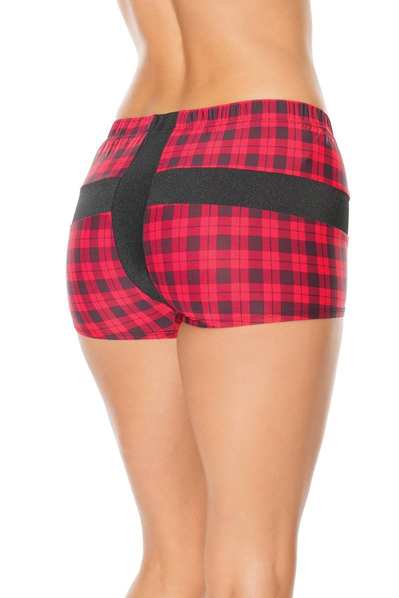 Coquette - 20321 - Unisex Boxer Brief - Black/Red - OS - Stag Shop