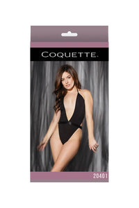 Thumbnail for Coquette - 20401 - High Cut Teddy - Black - OS - Stag Shop