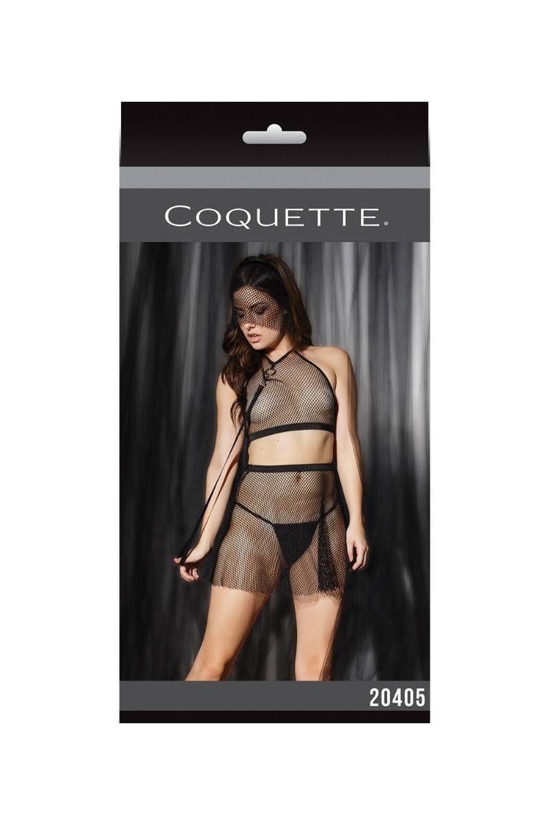 Coquette - 20405 - Halter Top & Skirt Set - Black - OS - Stag Shop