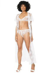 Coquette - 21102 - Bralette & Panty Set - White - OS - Stag Shop
