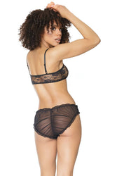 Coquette - 21332 - Unisex Panty - Black - OS - Stag Shop
