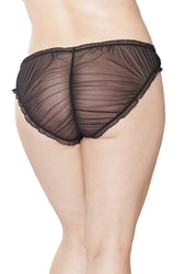 Coquette - 21332 Plus - Unisex Panty - Black - OS/XL - Stag Shop