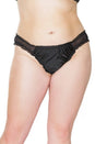 Coquette - 21332 Plus - Unisex Panty - Black - OS/XL - Stag Shop
